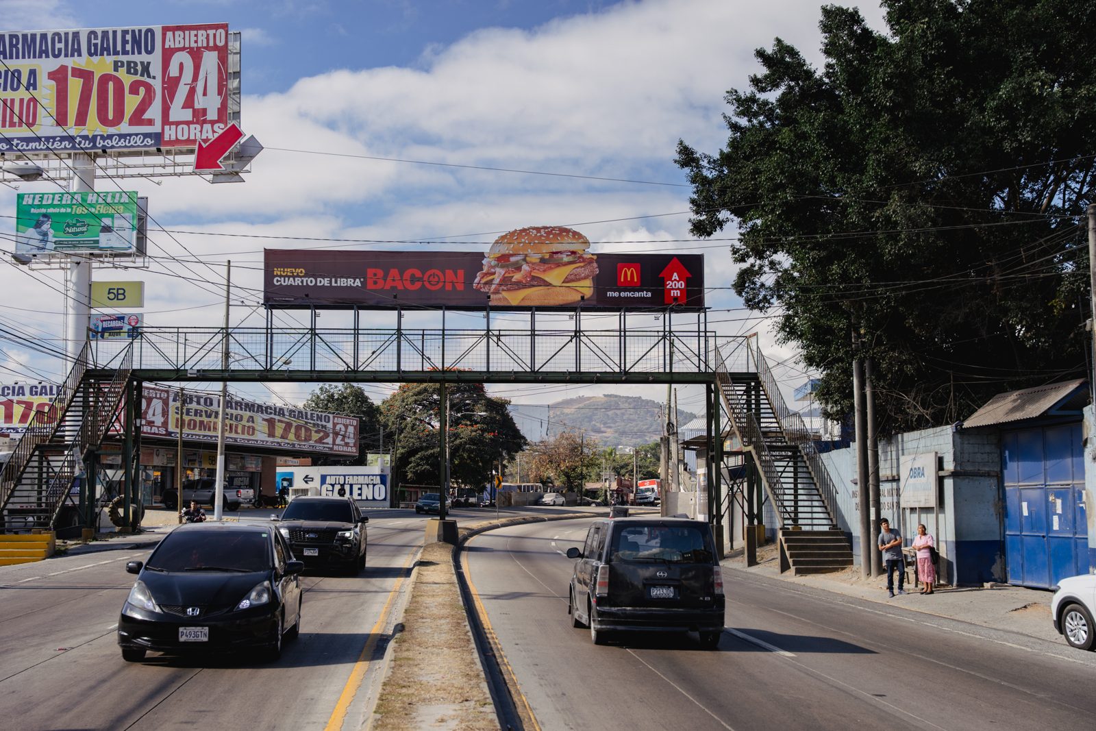 Llano Largo, dirección al centro de la ciudad